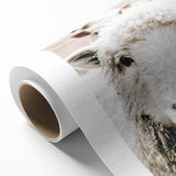 Farmhouse Wall Art - Adorable Sheep Close-Up with Rustic Farm Charm