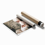 Farmhouse Wall Art - Cute Piglet Close-Up with Rustic Farmhouse Charm