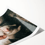 Farmhouse Wall Art - Cute Piglet Close-Up with Rustic Farmhouse Charm