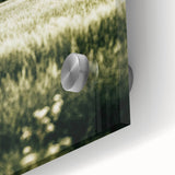 Farmhouse Wall Art - Tranquil Green Field with Trees and Rustic Charm