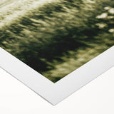 Farmhouse Wall Art - Tranquil Green Field with Trees and Rustic Charm