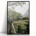 Farmhouse Wall Art - Scenic Tree-Lined Field with Rustic Country Charm