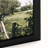 Farmhouse Wall Art - Scenic Tree-Lined Field with Rustic Country Charm