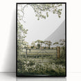 Farmhouse Wall Art - Tranquil Farm Gate with Rustic Countryside Charm