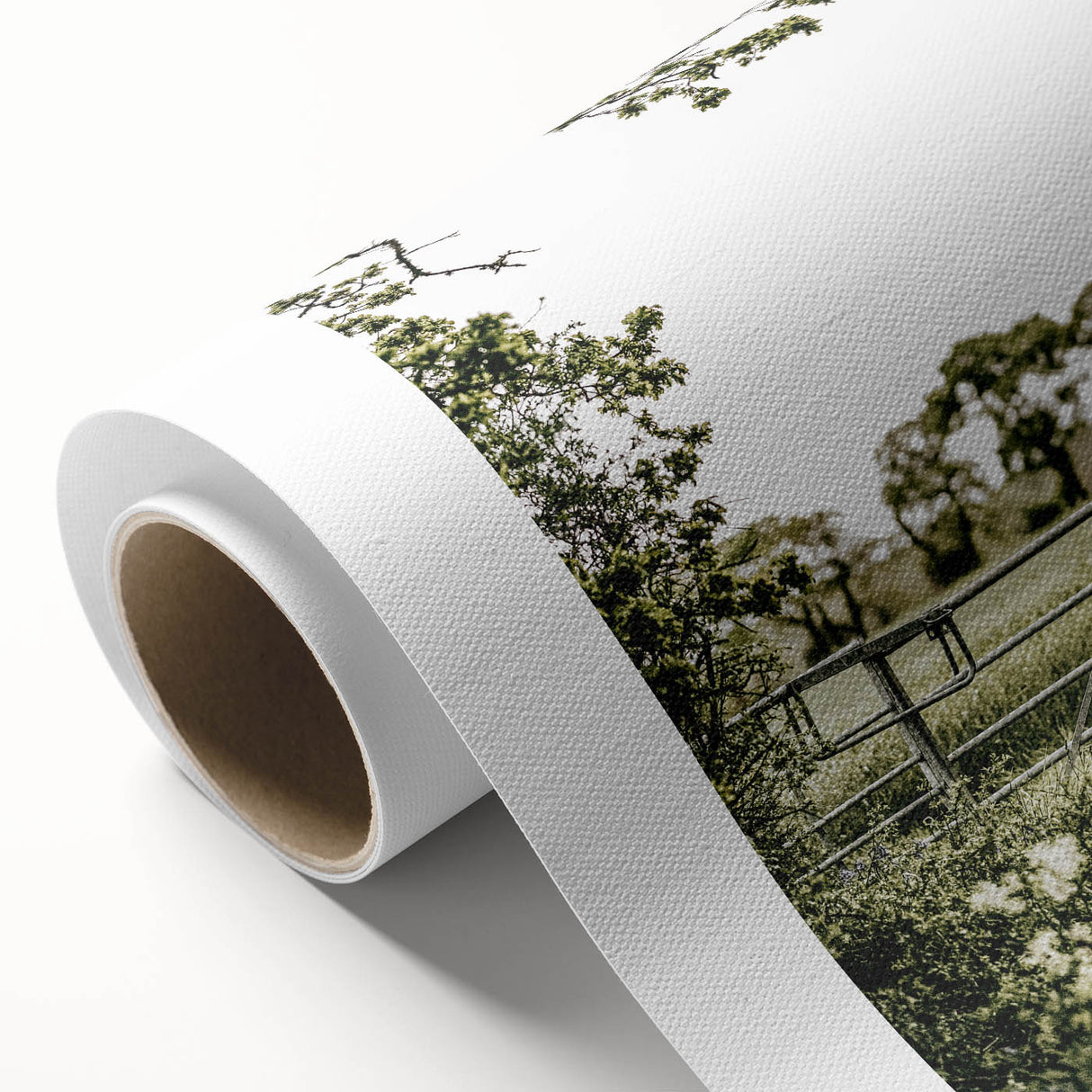 Farmhouse Wall Art - Tranquil Farm Gate with Rustic Countryside Charm