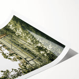 Farmhouse Wall Art - Tranquil Farm Gate with Rustic Countryside Charm