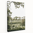 Farmhouse Wall Art - Tranquil Farm Gate with Rustic Countryside Charm