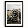 Rustic Private Gate Wall Art – Farmhouse Countryside Aesthetic