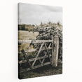 Rustic Private Gate Wall Art – Farmhouse Countryside Aesthetic