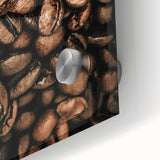 Close-Up Coffee Beans Rustic Wall Art for Kitchen and Coffee Bars
