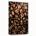 Close-Up Coffee Beans Rustic Wall Art for Kitchen and Coffee Bars