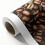 Close-Up Coffee Beans Rustic Wall Art for Kitchen and Coffee Bars