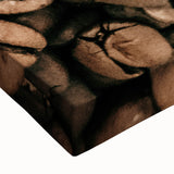 Close-Up Coffee Beans Rustic Wall Art for Kitchen and Coffee Bars