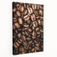 Close-Up Coffee Beans Rustic Wall Art for Kitchen and Coffee Bars