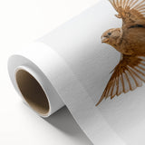 Farmhouse Wall Art | Rustic Sparrow in Flight | Vintage Country Style Print