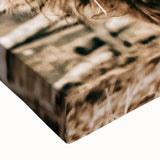 Highland Cow Farmhouse Wall Art – Rustic Country Style Decor Print