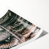 Squirrel on Tree Stump Wall Art – Rustic Farmhouse Nature Decor Print