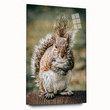 Charming Squirrel Wall Art – Rustic Farmhouse Nature-Inspired Decor