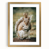 Charming Squirrel Wall Art – Rustic Farmhouse Nature-Inspired Decor