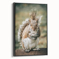 Charming Squirrel Wall Art – Rustic Farmhouse Nature-Inspired Decor