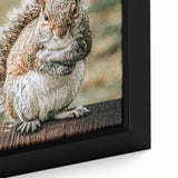 Charming Squirrel Wall Art – Rustic Farmhouse Nature-Inspired Decor