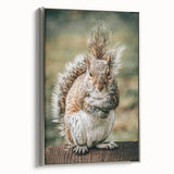 Charming Squirrel Wall Art – Rustic Farmhouse Nature-Inspired Decor