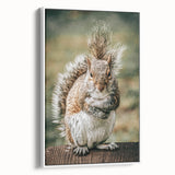 Charming Squirrel Wall Art – Rustic Farmhouse Nature-Inspired Decor