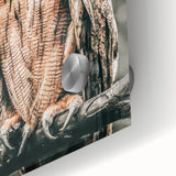 Majestic Owl Wall Art – Rustic Farmhouse Nature-Inspired Decor Print