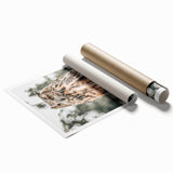 Majestic Owl Wall Art – Rustic Farmhouse Nature-Inspired Decor Print