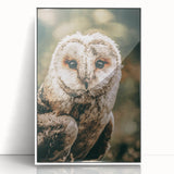 Barn Owl Wall Art – Rustic Farmhouse Nature-Inspired Decor Print