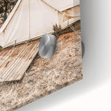 Rustic Camping Tent Wall Art – Farmhouse Adventure-Inspired Decor Print