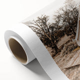 Rustic Camping Tent Wall Art – Farmhouse Adventure-Inspired Decor Print