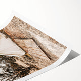 Rustic Camping Tent Wall Art – Farmhouse Adventure-Inspired Decor Print