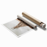 Rustic Driftwood Teepee Wall Art – Farmhouse Adventure Decor Print