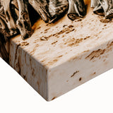 Rustic Driftwood Teepee Wall Art – Farmhouse Adventure Decor Print