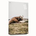 Highland Cow Wall Art – Rustic Farmhouse Nature-Inspired Decor Print