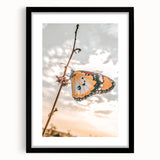 Butterfly Wall Art – Rustic Farmhouse Nature-Inspired Decor Print