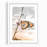 Butterfly Wall Art – Rustic Farmhouse Nature-Inspired Decor Print