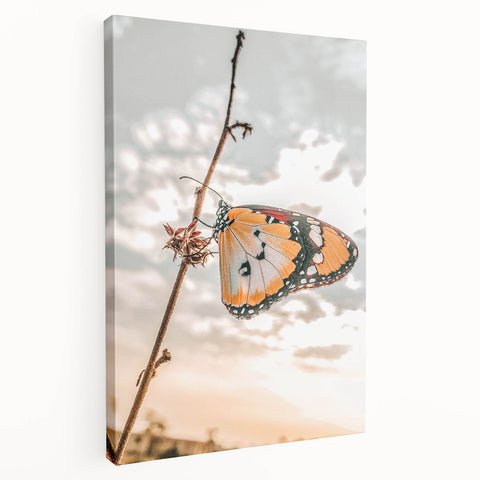 Butterfly Wall Art – Rustic Farmhouse Nature-Inspired Decor Print