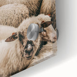 Sheep Herd Wall Art – Rustic Farmhouse Nature-Inspired Country Decor