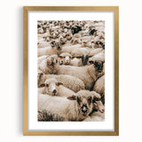 Sheep Herd Wall Art – Rustic Farmhouse Nature-Inspired Country Decor
