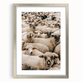 Sheep Herd Wall Art – Rustic Farmhouse Nature-Inspired Country Decor