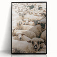 Sheep Herd Wall Art – Rustic Farmhouse Nature-Inspired Country Decor