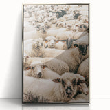 Sheep Herd Wall Art – Rustic Farmhouse Nature-Inspired Country Decor