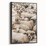 Sheep Herd Wall Art – Rustic Farmhouse Nature-Inspired Country Decor