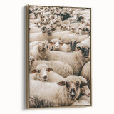 Sheep Herd Wall Art – Rustic Farmhouse Nature-Inspired Country Decor