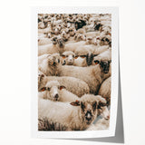 Sheep Herd Wall Art – Rustic Farmhouse Nature-Inspired Country Decor