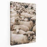 Sheep Herd Wall Art – Rustic Farmhouse Nature-Inspired Country Decor