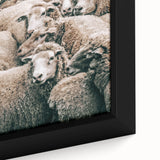 Sheep Herd Wall Art – Rustic Farmhouse Pastoral Country Decor Print
