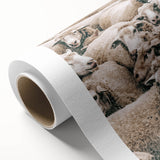 Sheep Herd Wall Art – Rustic Farmhouse Pastoral Country Decor Print